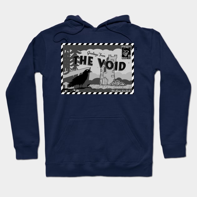A Postcard From The Void Hoodie by Blood Draugr